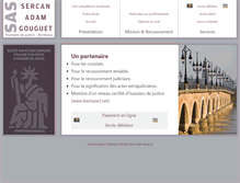 Tablet Screenshot of bordeaux-huissiers.com